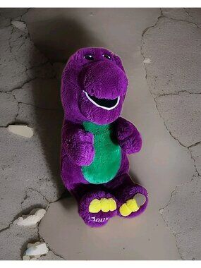 1993 Barney The Purple Dinosaur Plush 13 Inches Golden Bear Co. The Lyons Group